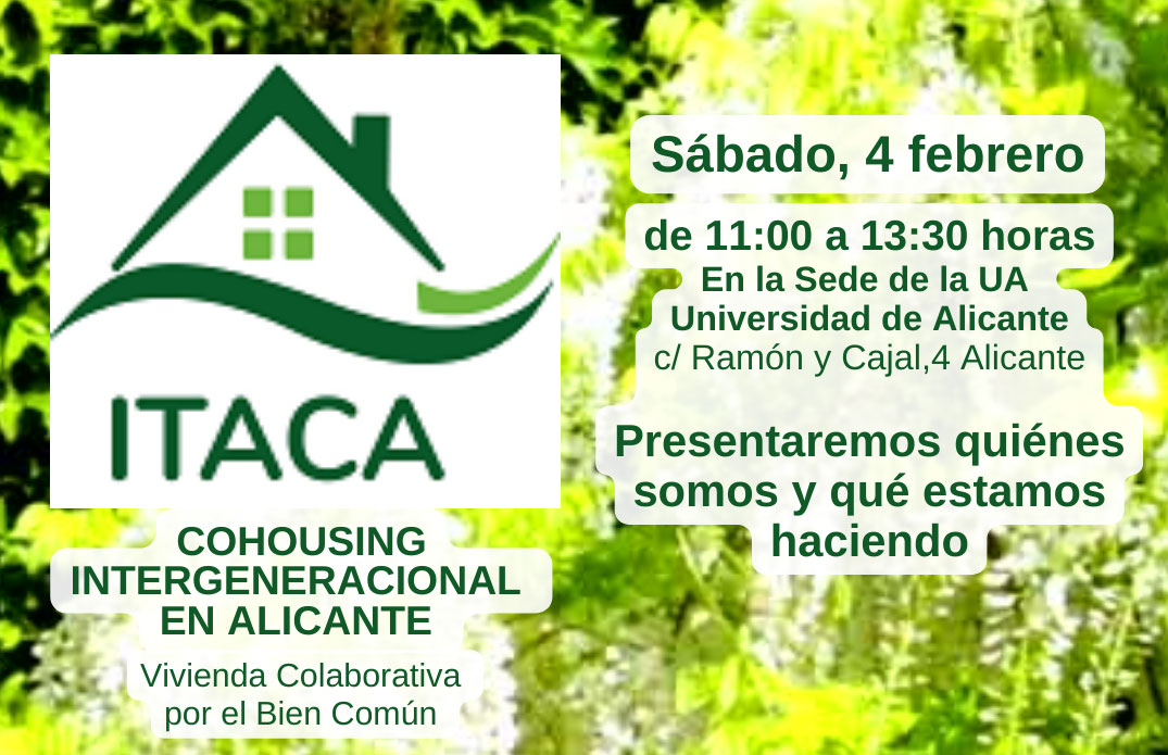 Encuentro Abierto: Presentación de la Cooperativa de Cohousing Intergeneracional Ítaca Alicante
